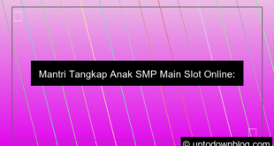 Cek Mantri Tangkap Anak Smp Main Slot Online