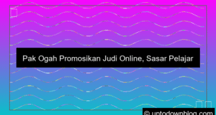 Pak Ogah Edarkan Slot Online Ke Anak Sma