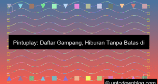 pintuplay daftar gampang
