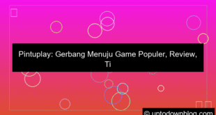 desain pintuplay game populer
