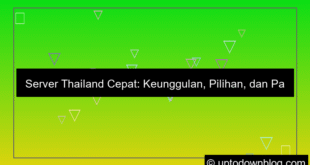 server thailand cepat